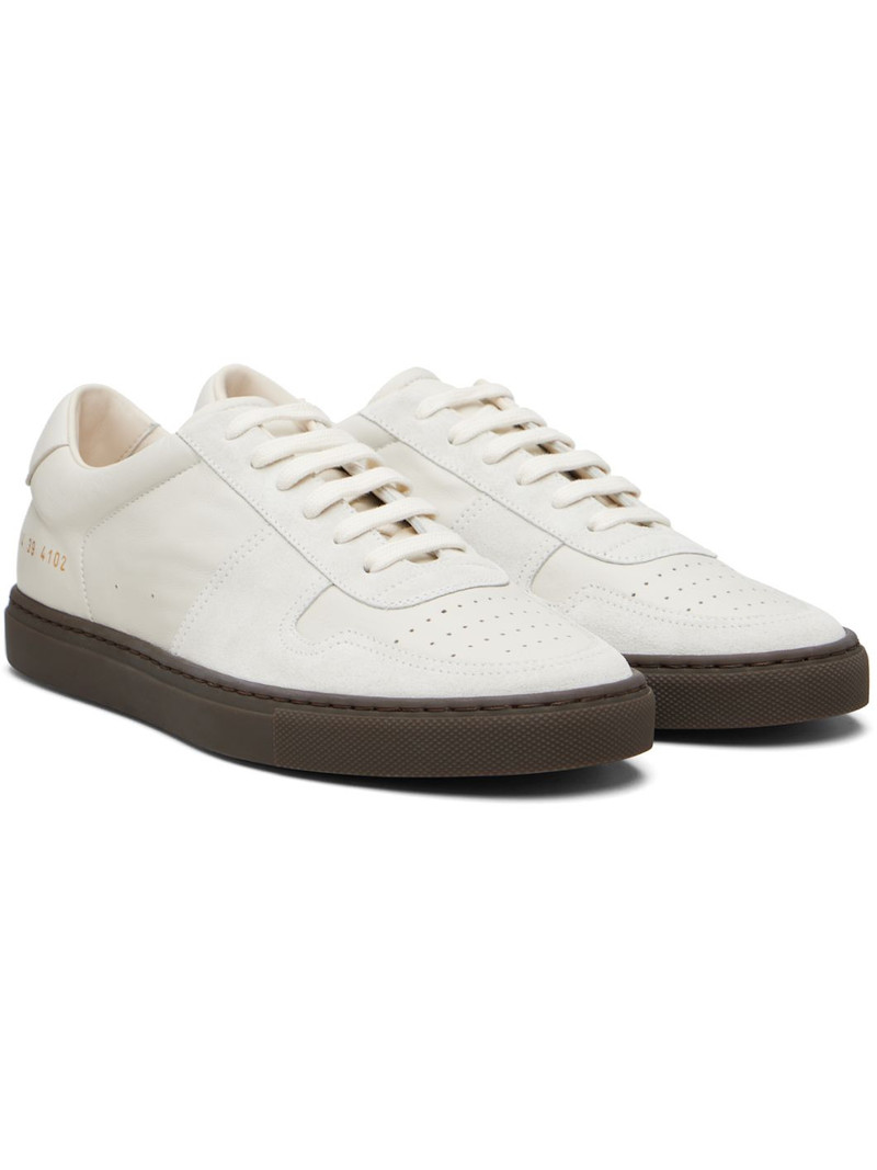 Off-White BBall Slim Gum Brown Sole Sneakers 4