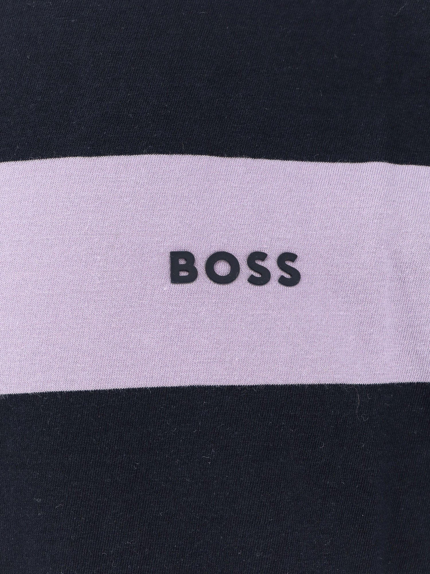 Boss Striped Cotton T-Shirt - 3