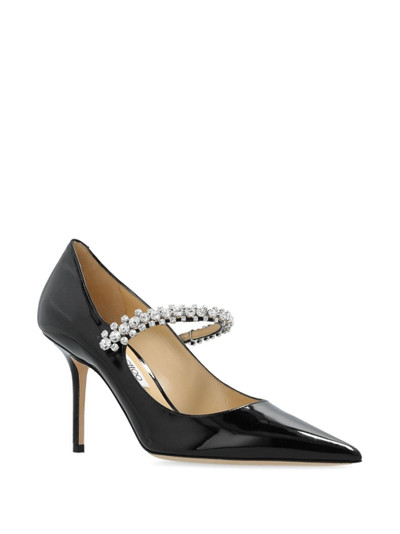 JIMMY CHOO Bing 85mm leather pumps outlook