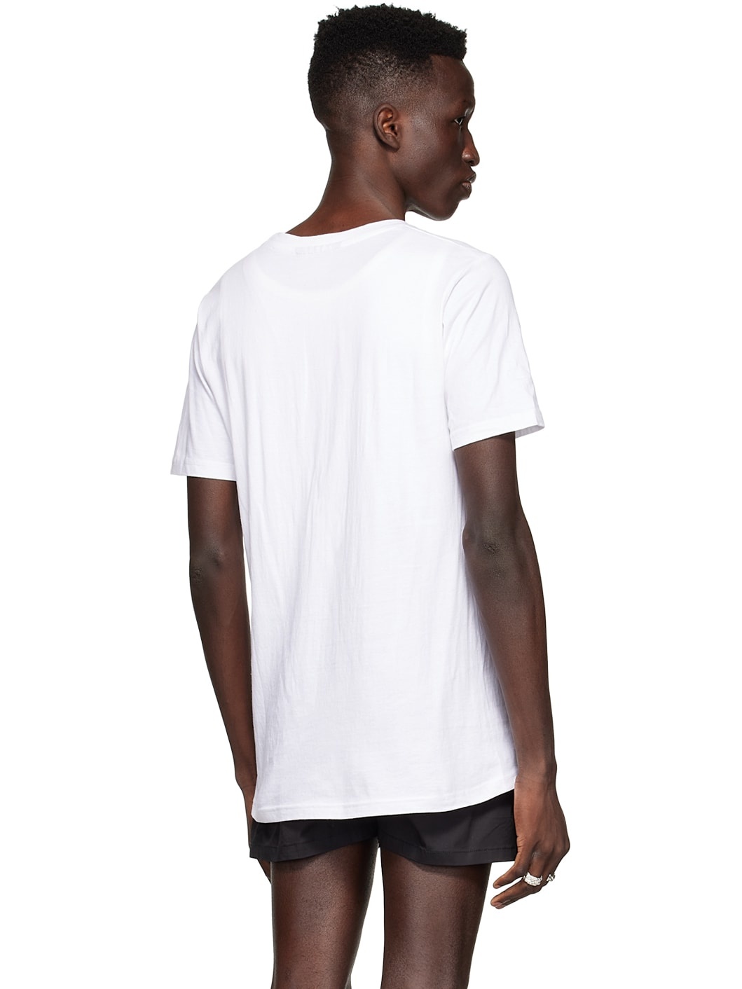 White Cotton T-Shirt - 3