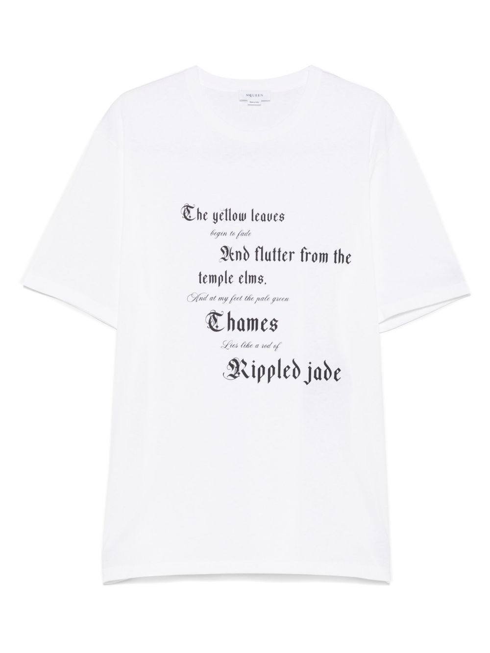 text-print T-shirt - 1