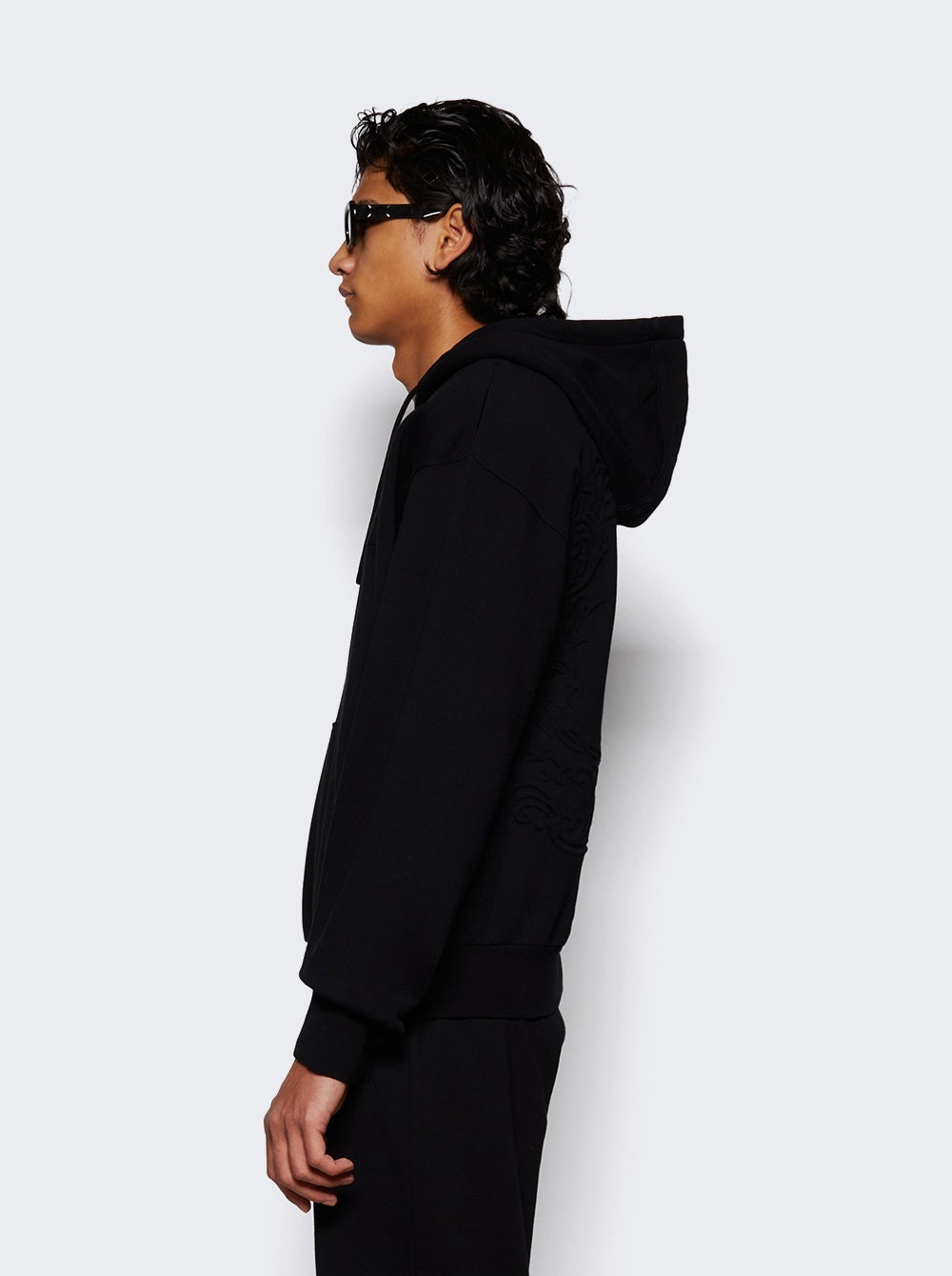 Boxy Fit Hoodie Black - 4