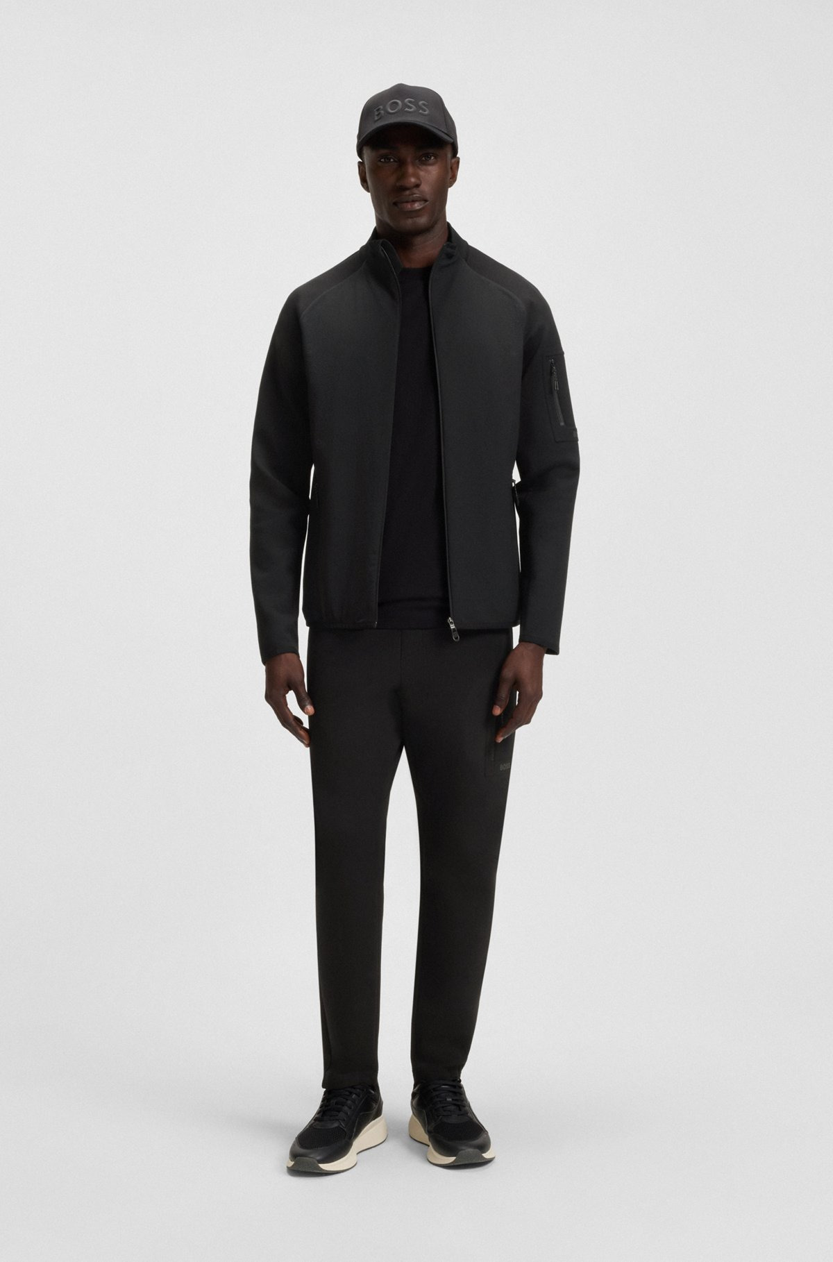REGULAR-FIT TRACKSUIT BOTTOMS WITH DECORATIVE REFLECTIVE DETAILS - 4