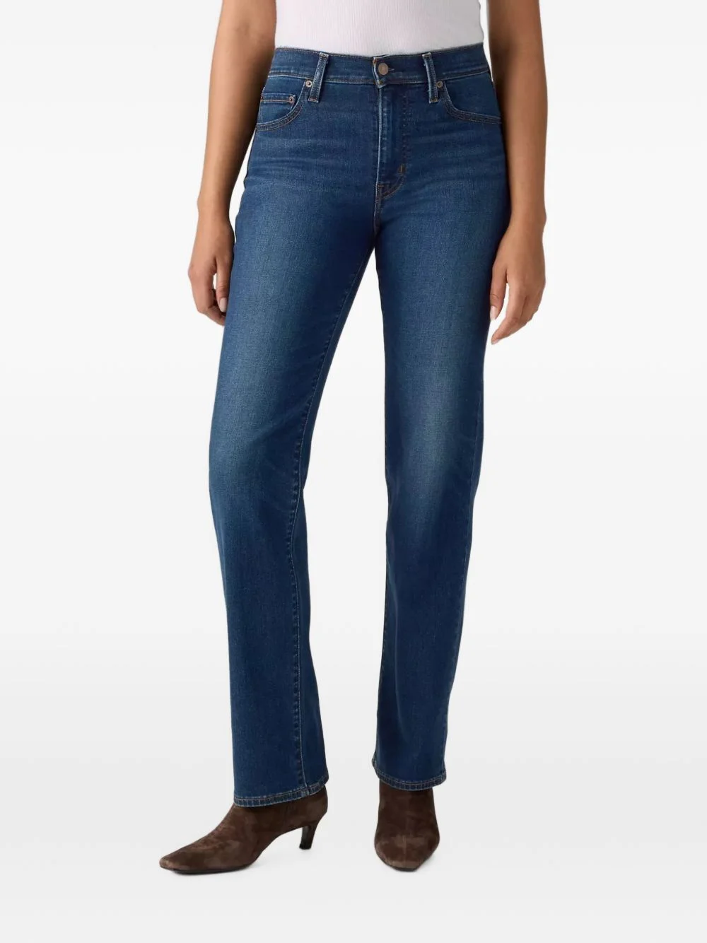 723 logo-patch straight-leg jeans - 1
