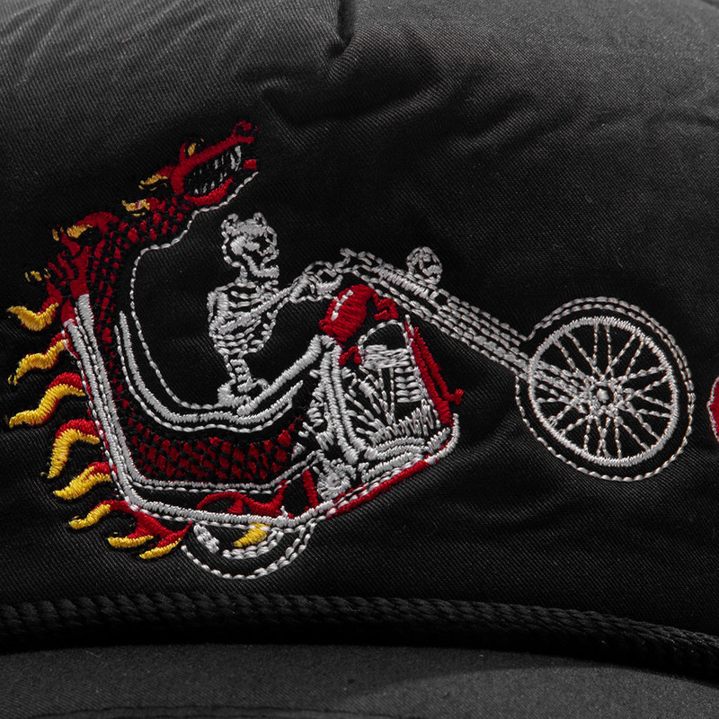 Thug Club DRAGON CHOPPER CAP - BLACK outlook