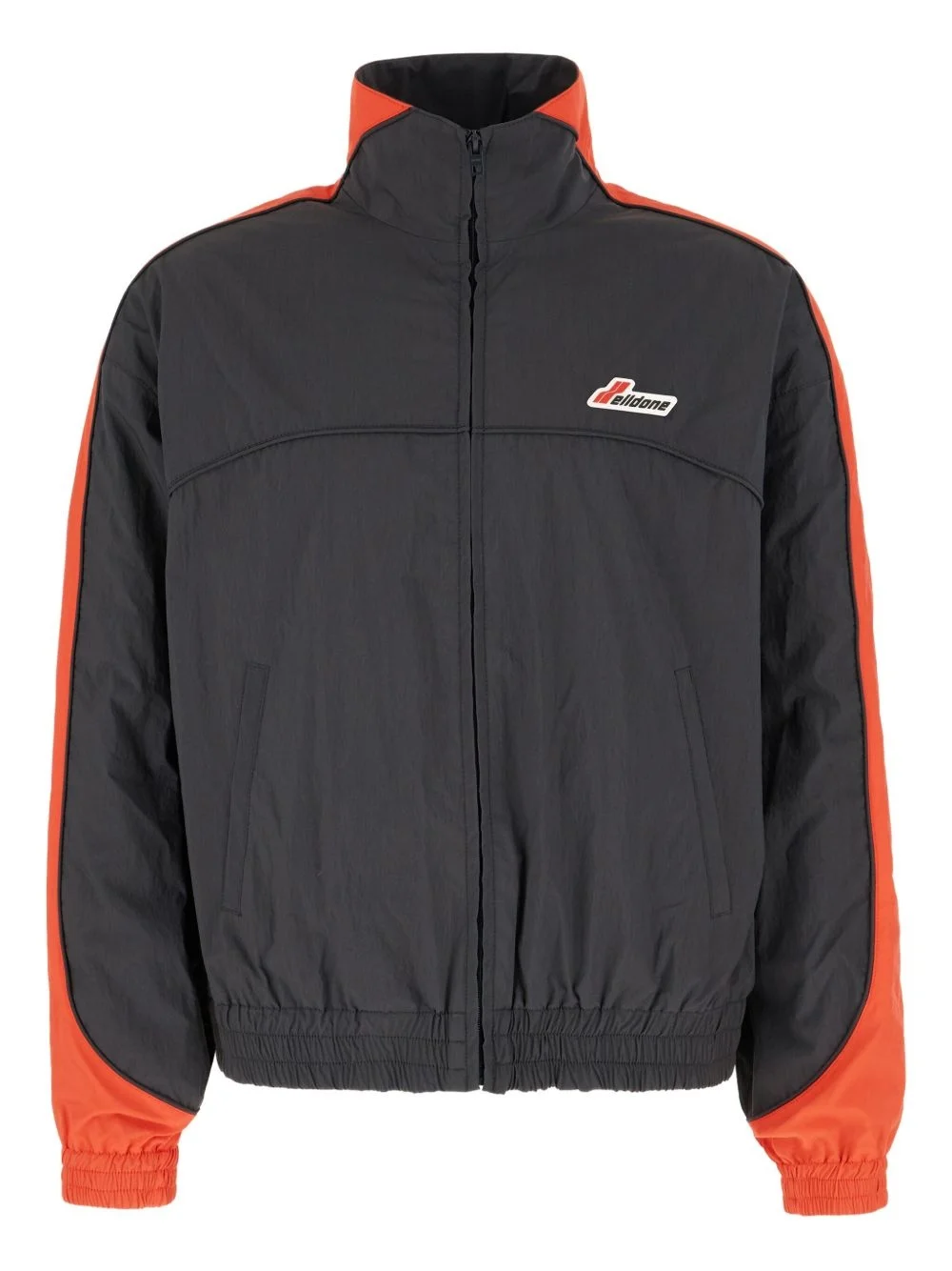 panelled zip-up bomber jacket - 1