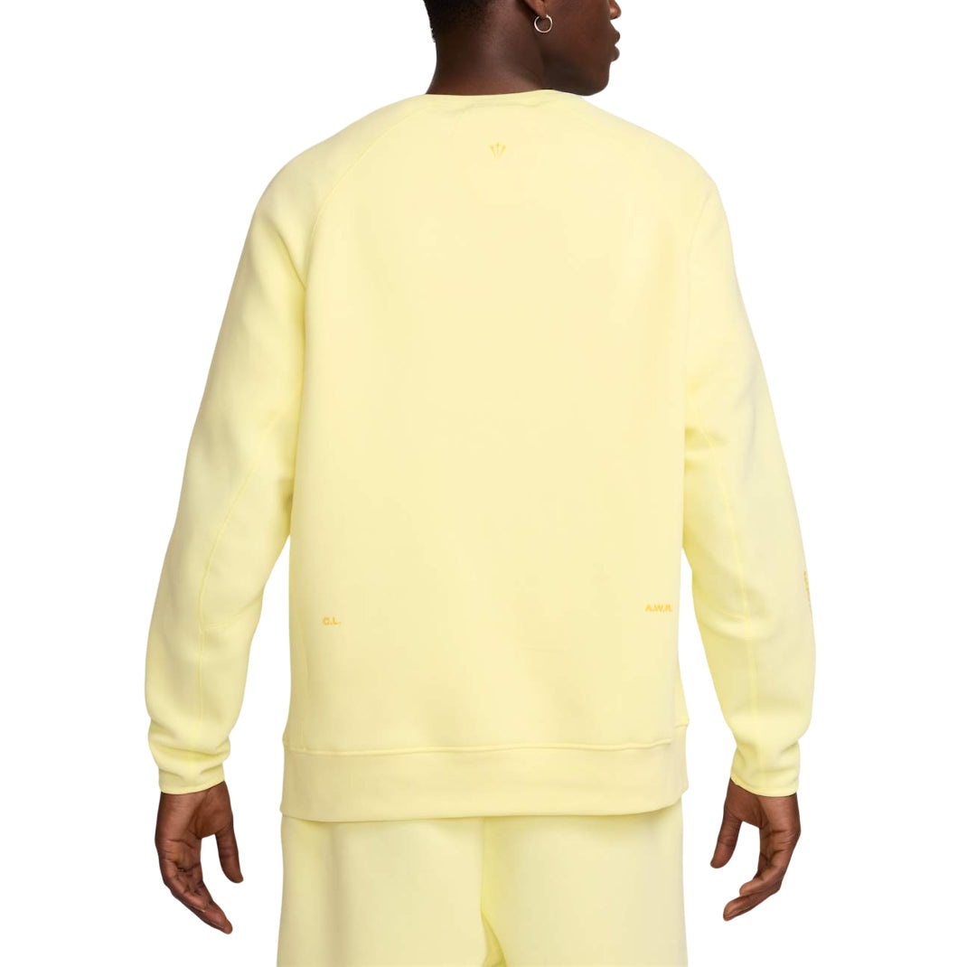 Nike x NOCTA Tech Fleece Sweatshirt 'Citron Tint' FD8457-821 - 2