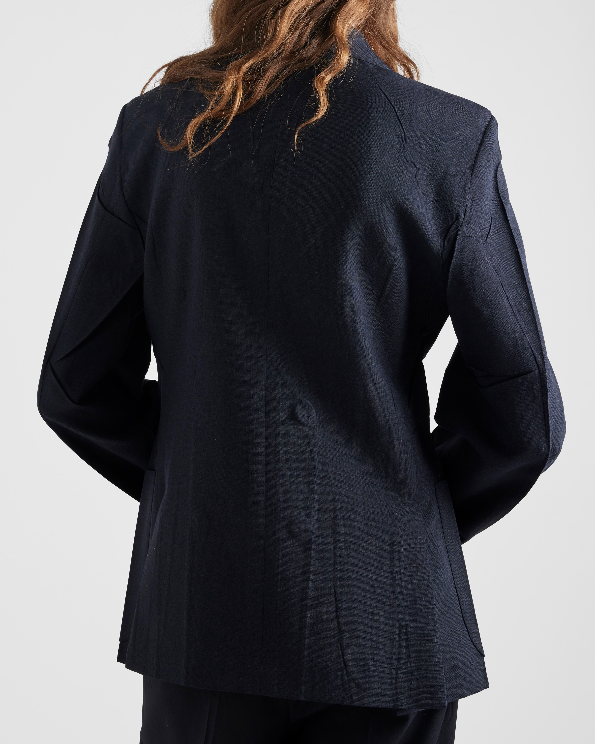 Double-breasted kid mohair jacket - 6