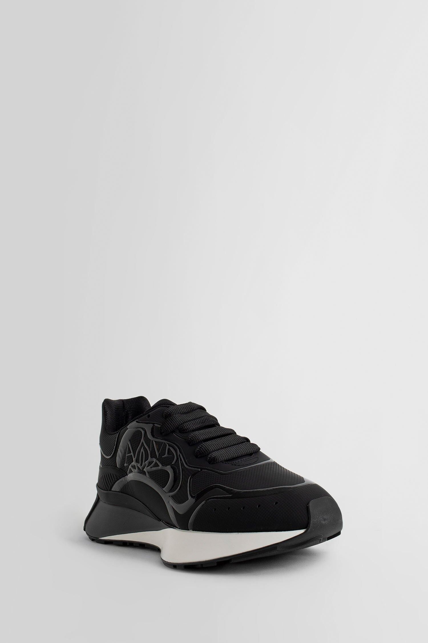 ALEXANDER MCQUEEN MAN BLACK&WHITE SNEAKERS - 2