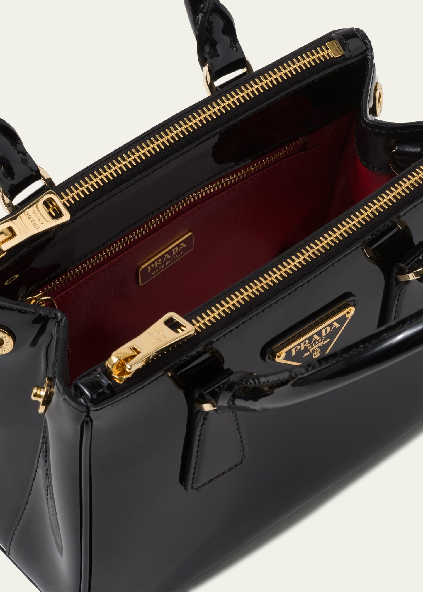 Galleria Mini Patent Top-Handle Bag - 4