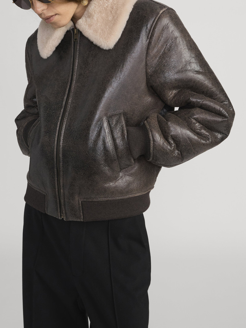 The Shrunken Shearling Bomber 5