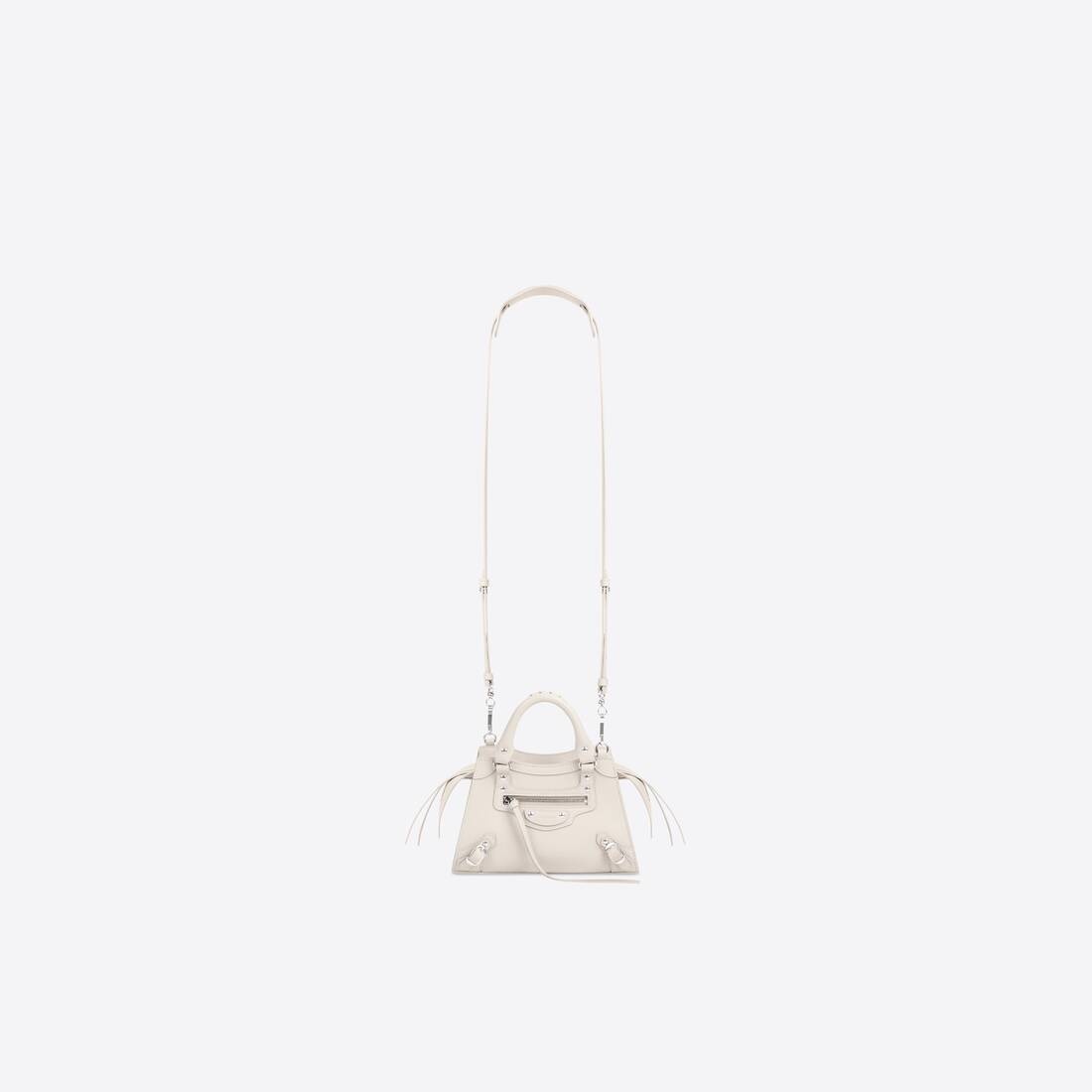 Women's Neo Classic Mini Handbag in Cream - 7