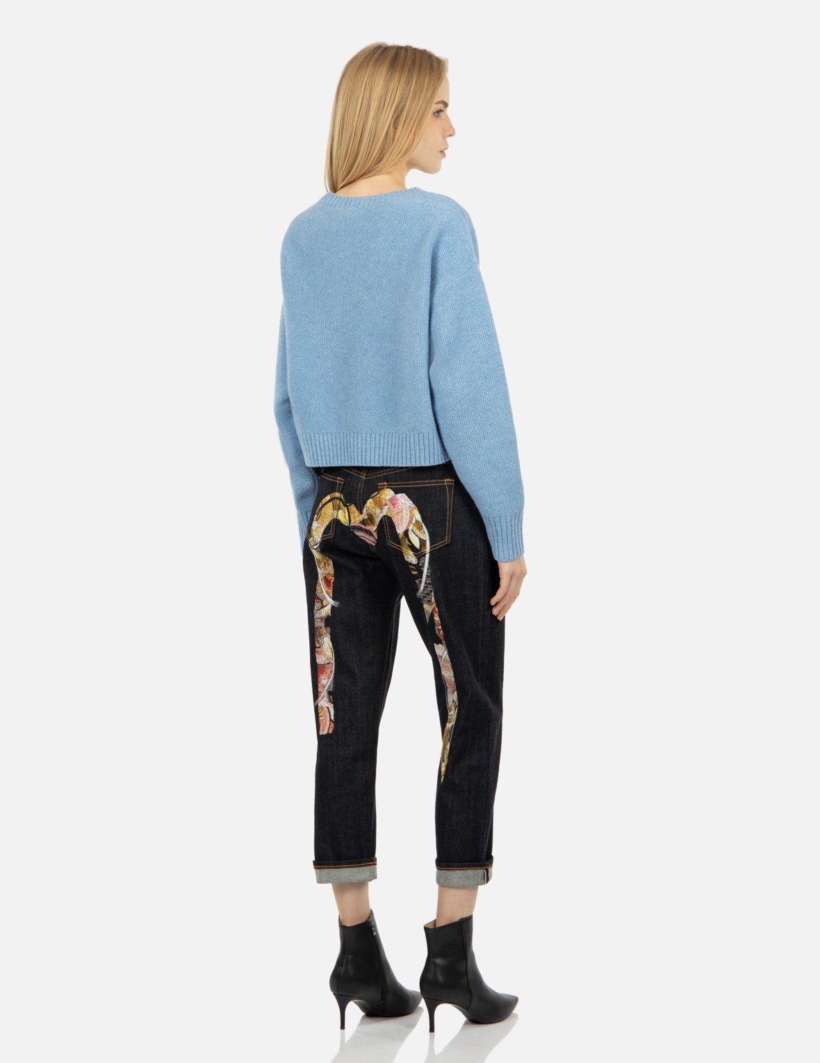 TEXTURE SEAGULL KNITTED SWEATER - 4