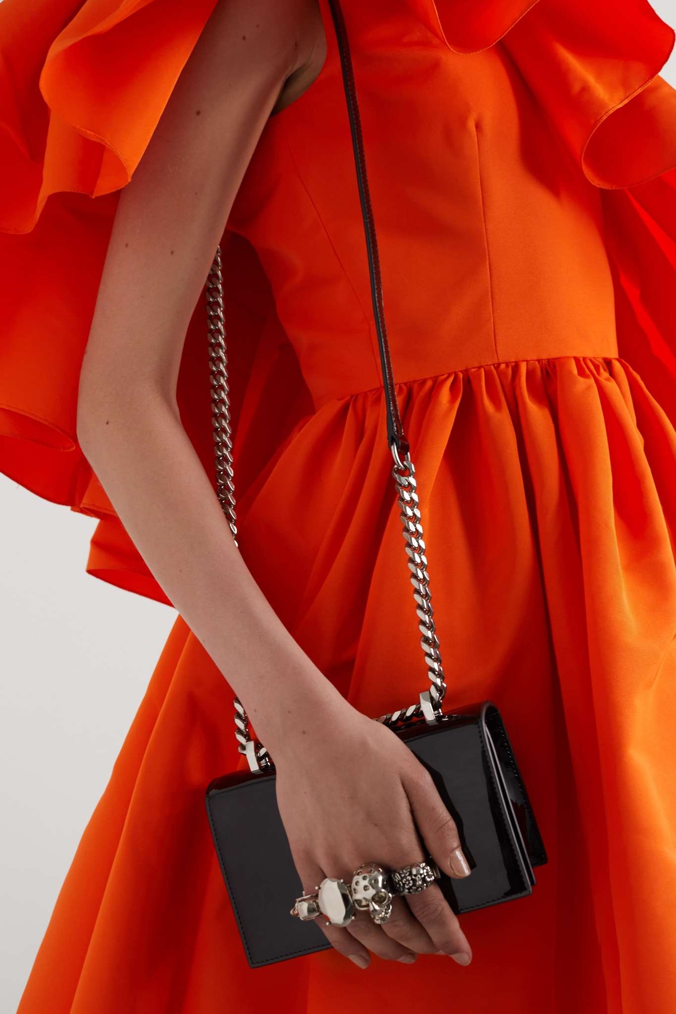 Embellished patent-leather shoulder bag - 2