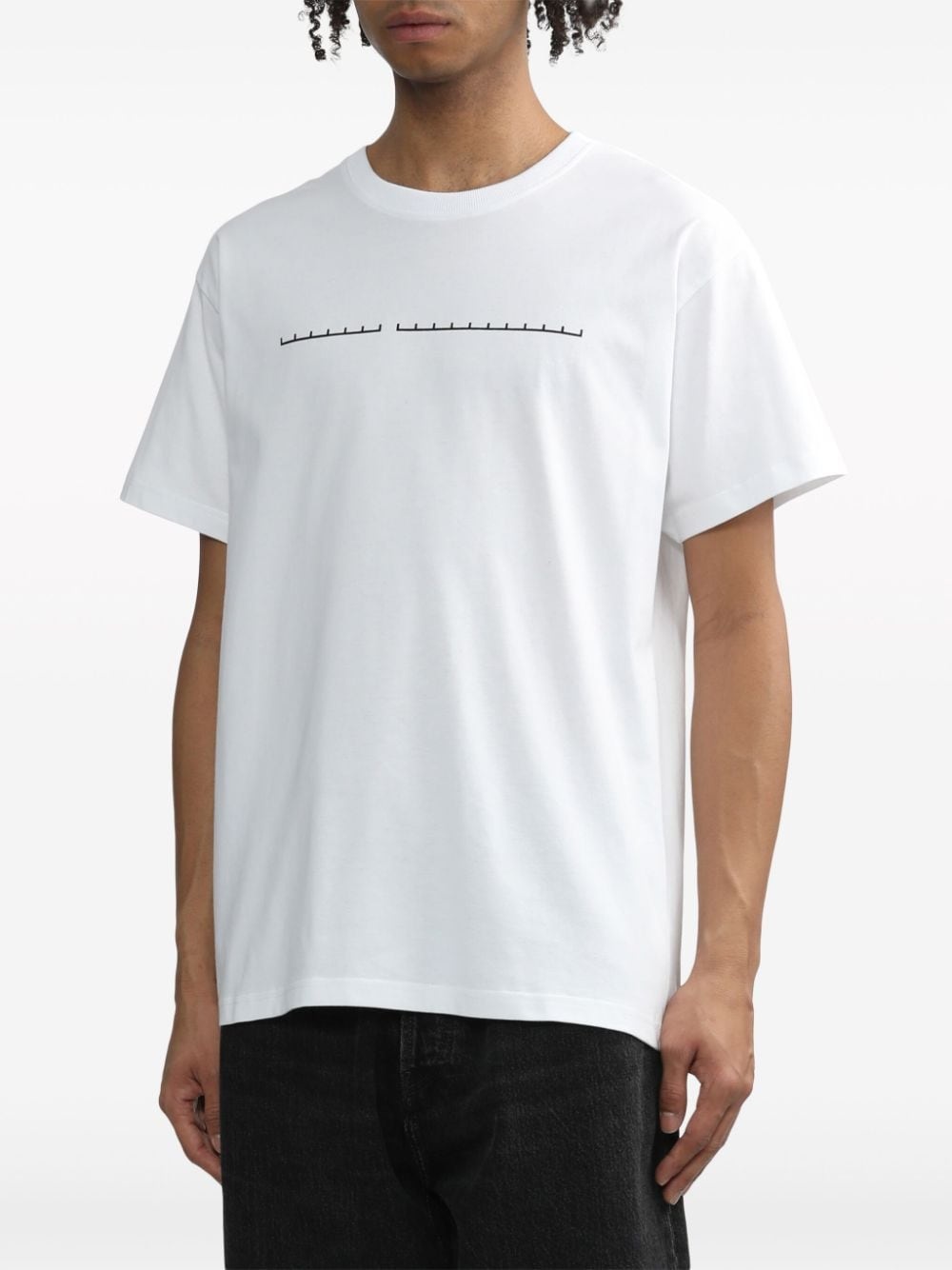 logo-print cotton T-shirt - 3