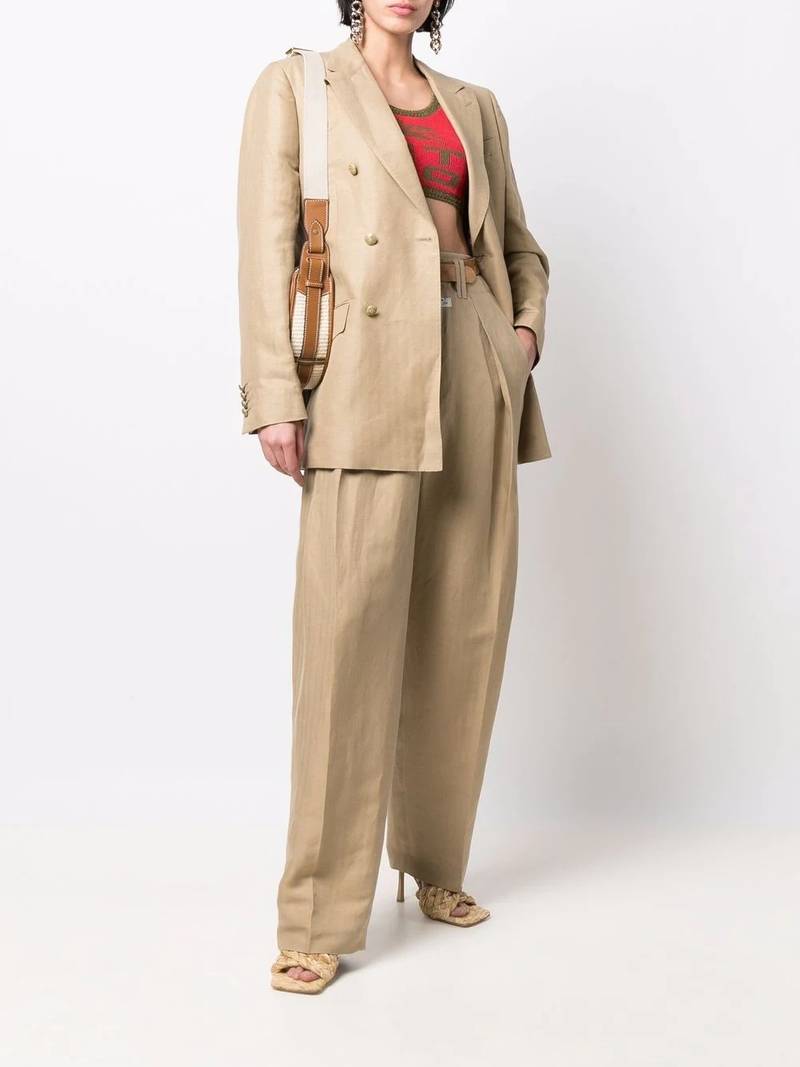 Etro wide-leg tailored trousers outlook