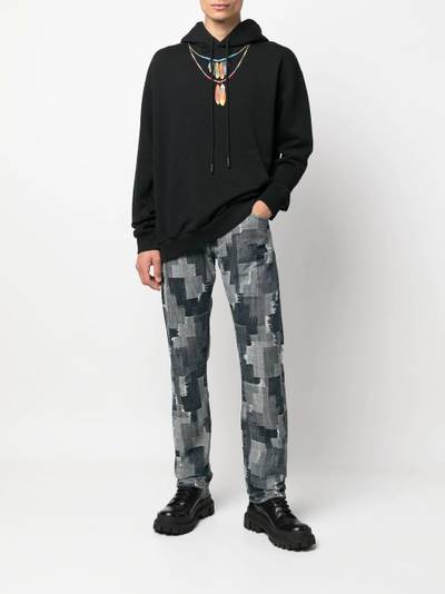 Marcelo Burlon County Of Milan graphic-print pullover hoodie outlook