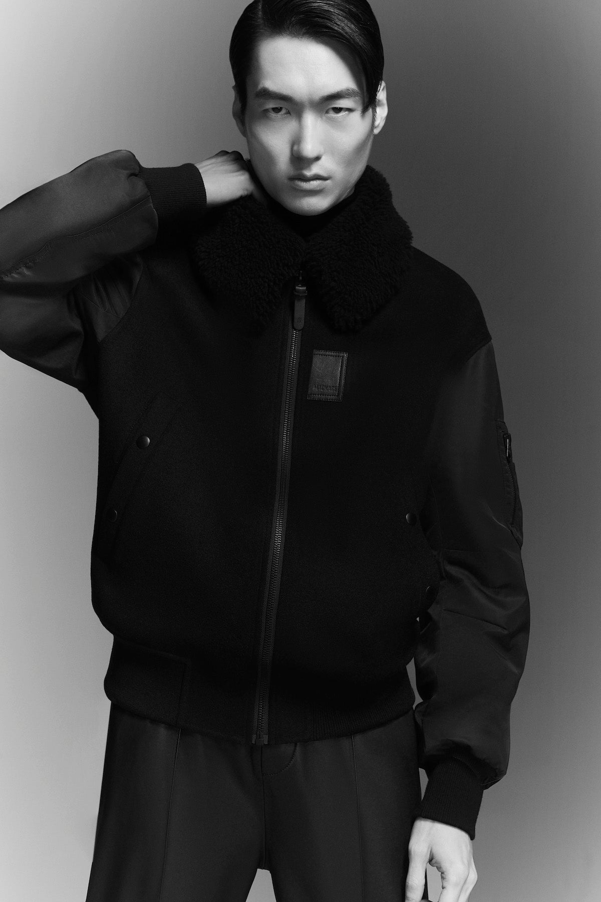 LEONARD wool bomber jacket - 2