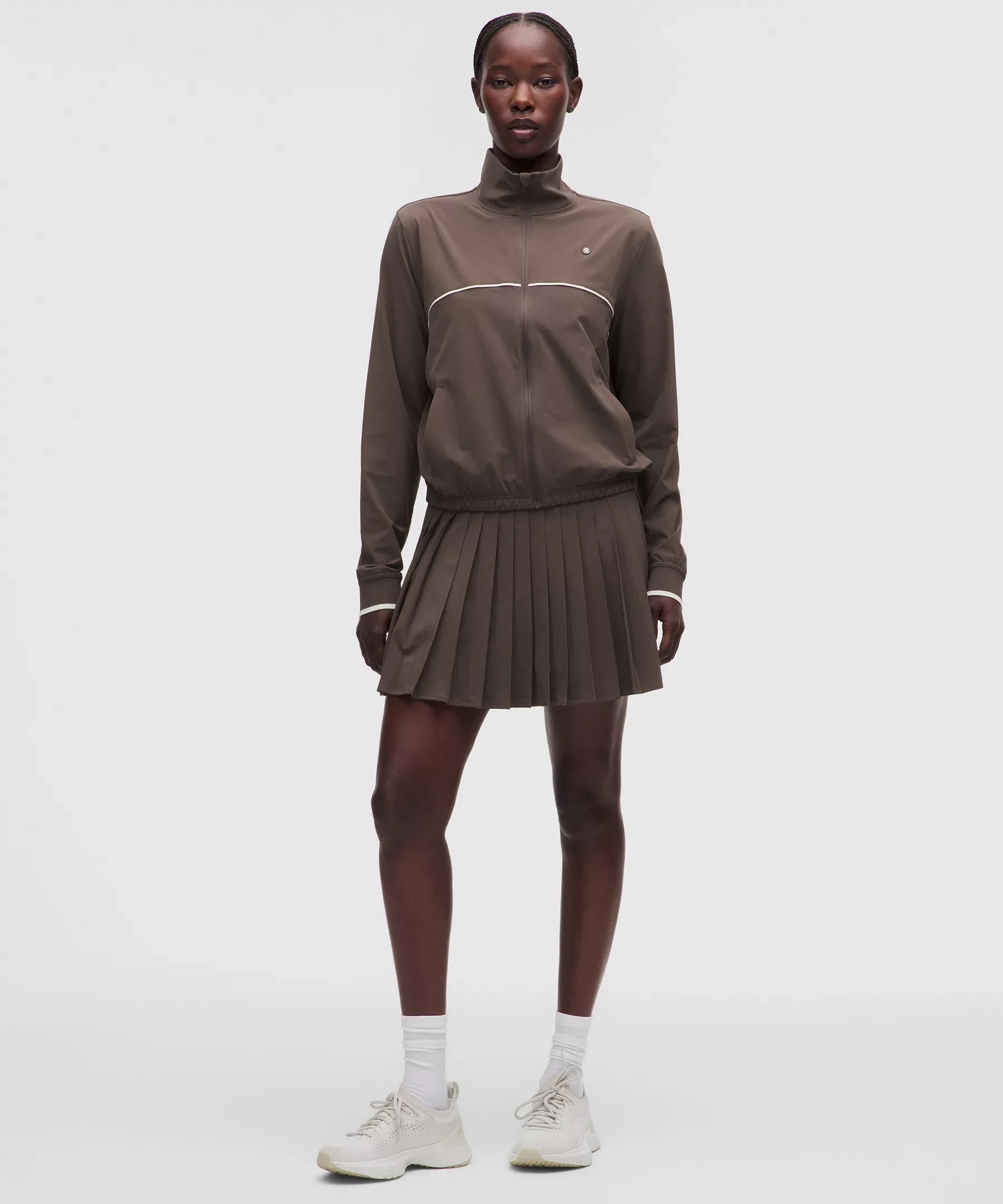 High-Rise Pleated Tennis Skirt *Long - 1