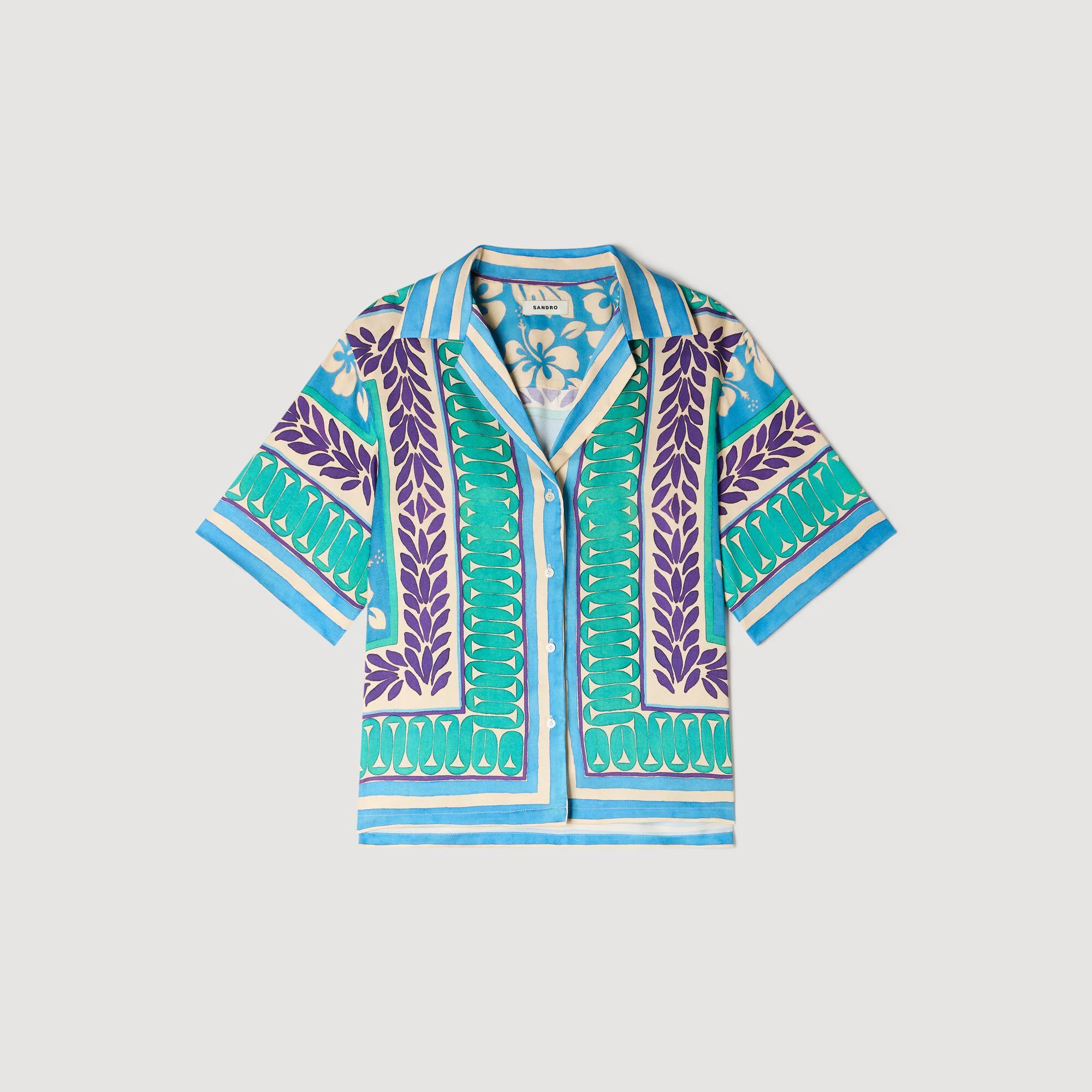 FLOWER PRINT SHIRT - 1