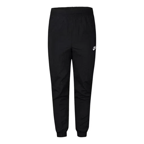 Men's Nike Sportswear Woven Black Long Pants/Trousers CU4314-010 - 1