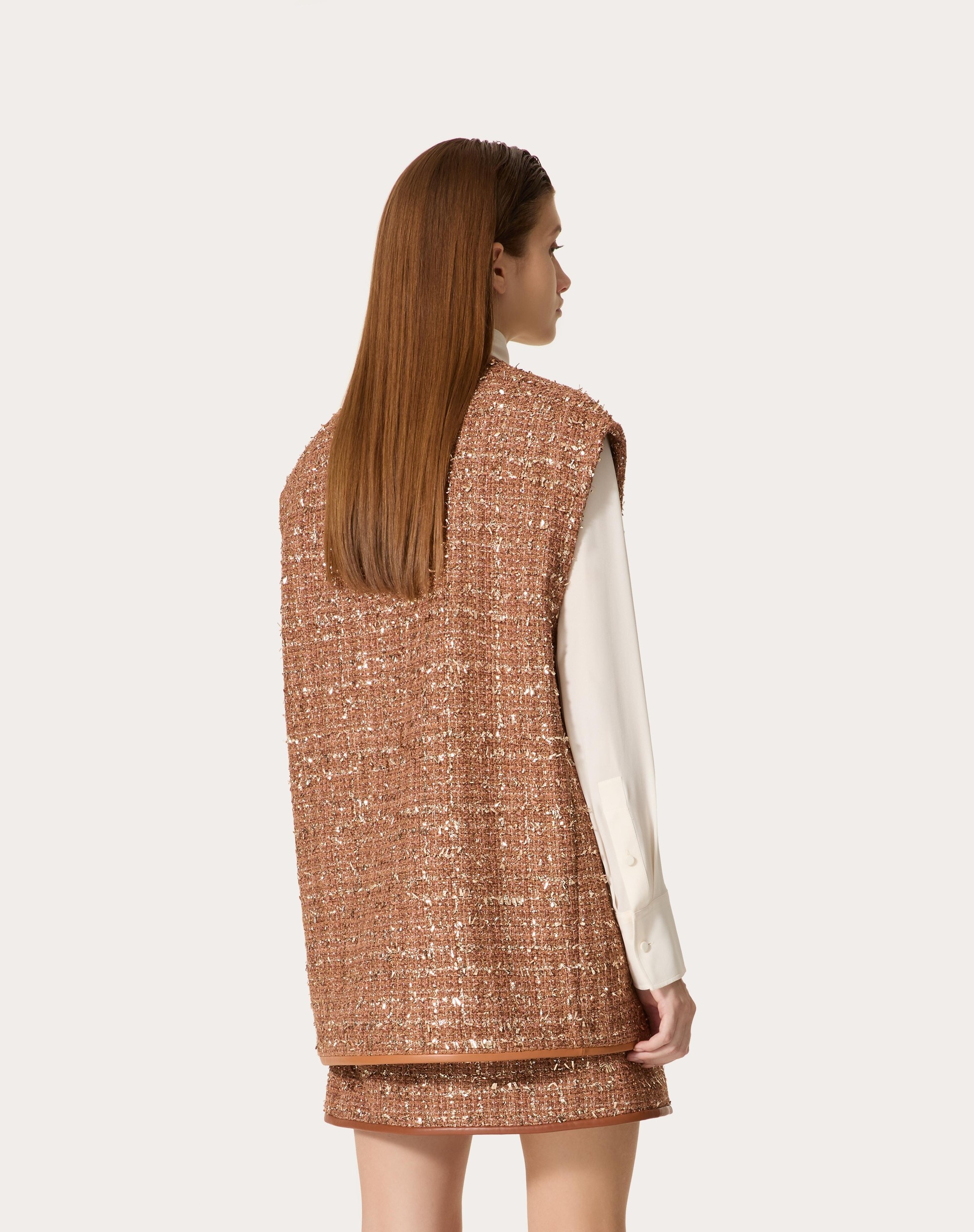GLAZE TWEED LIGHT GILET - 4