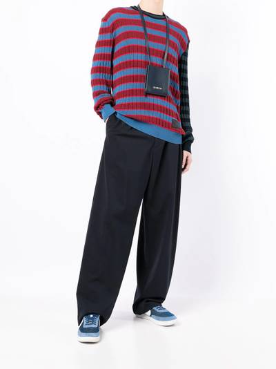 Paul Smith striped ribbed jumper outlook