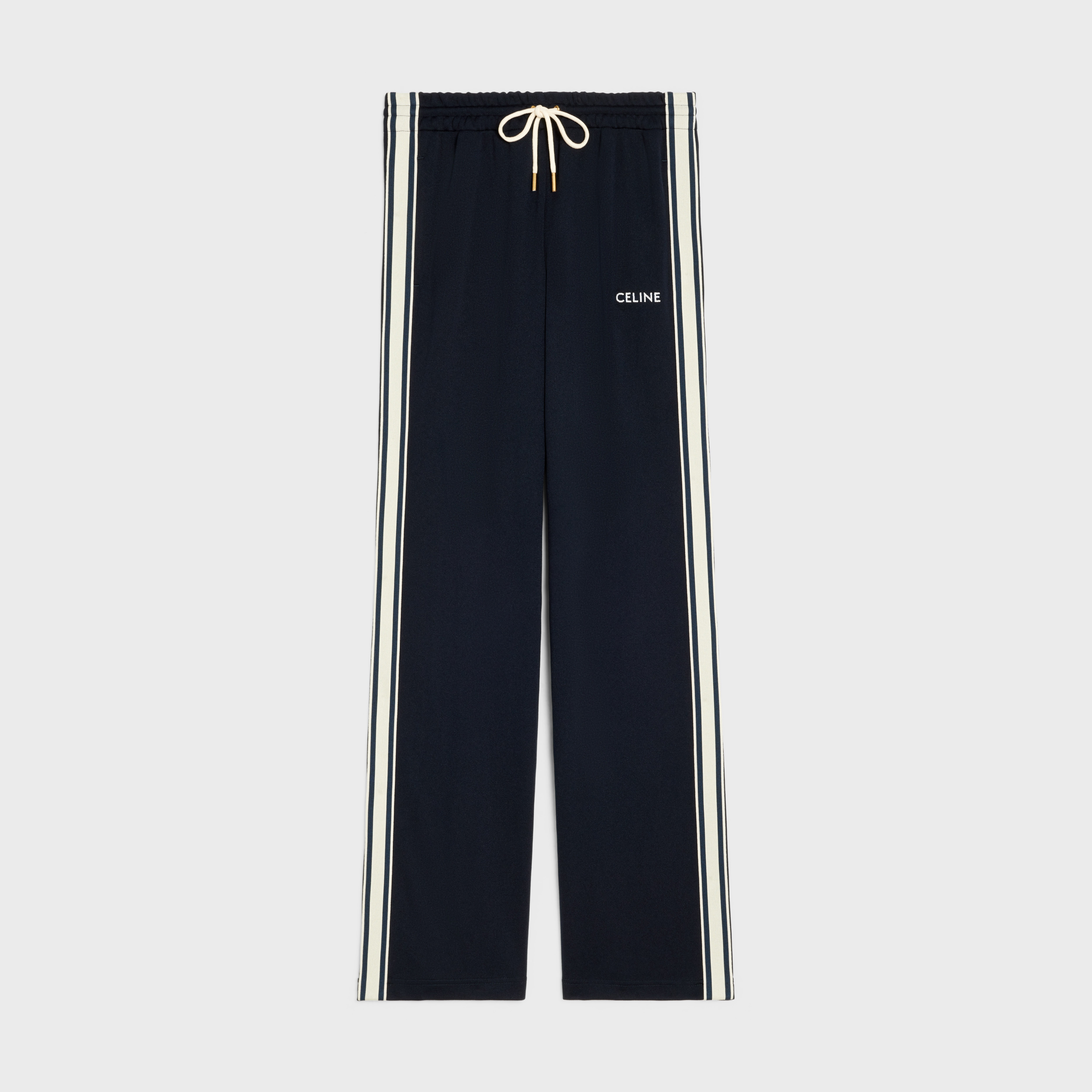 tracksuit pants in double face jersey - 1