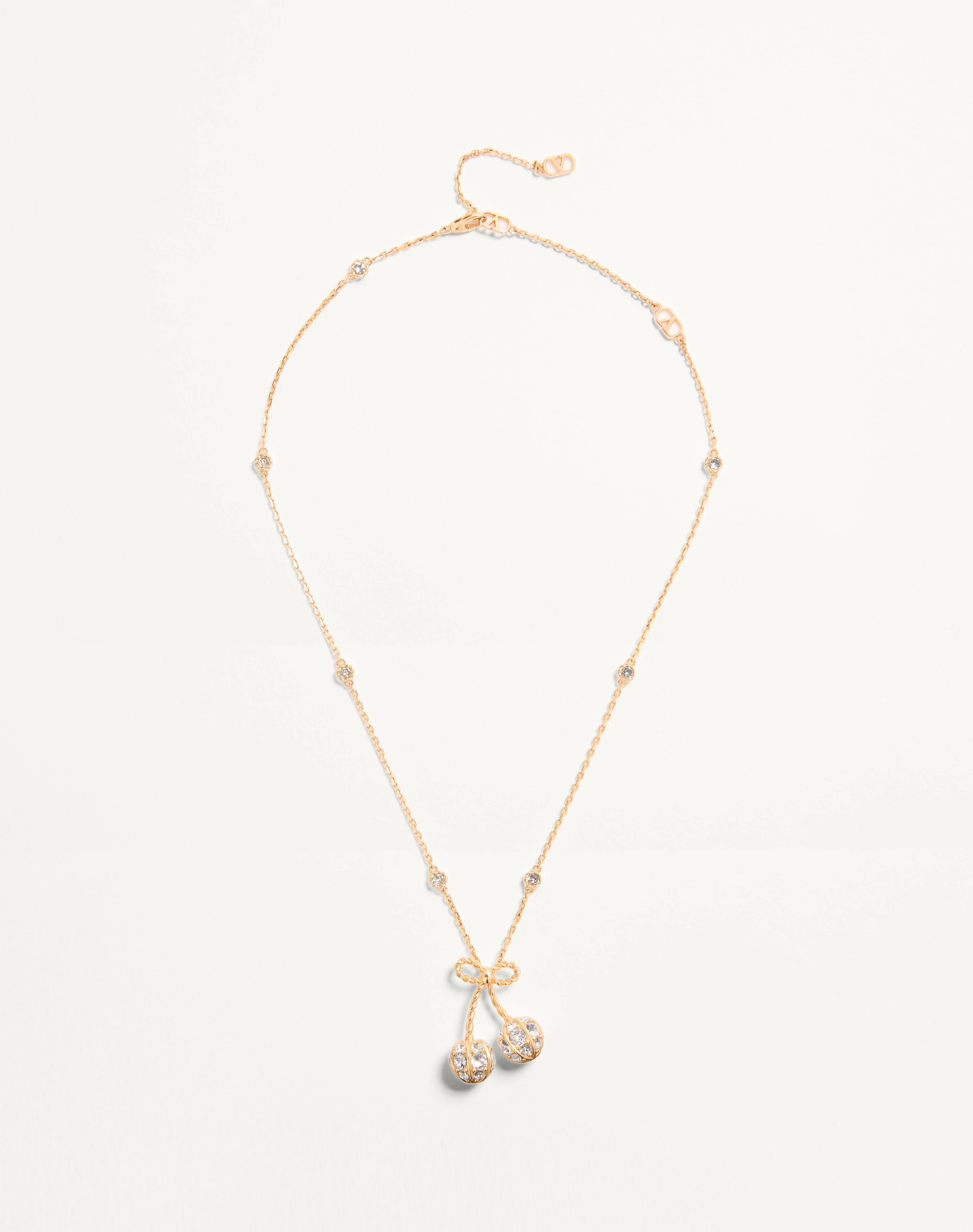 CHERRYFIC NECKLACE IN METAL AND SWAROVSKI® CRYSTALS - 1