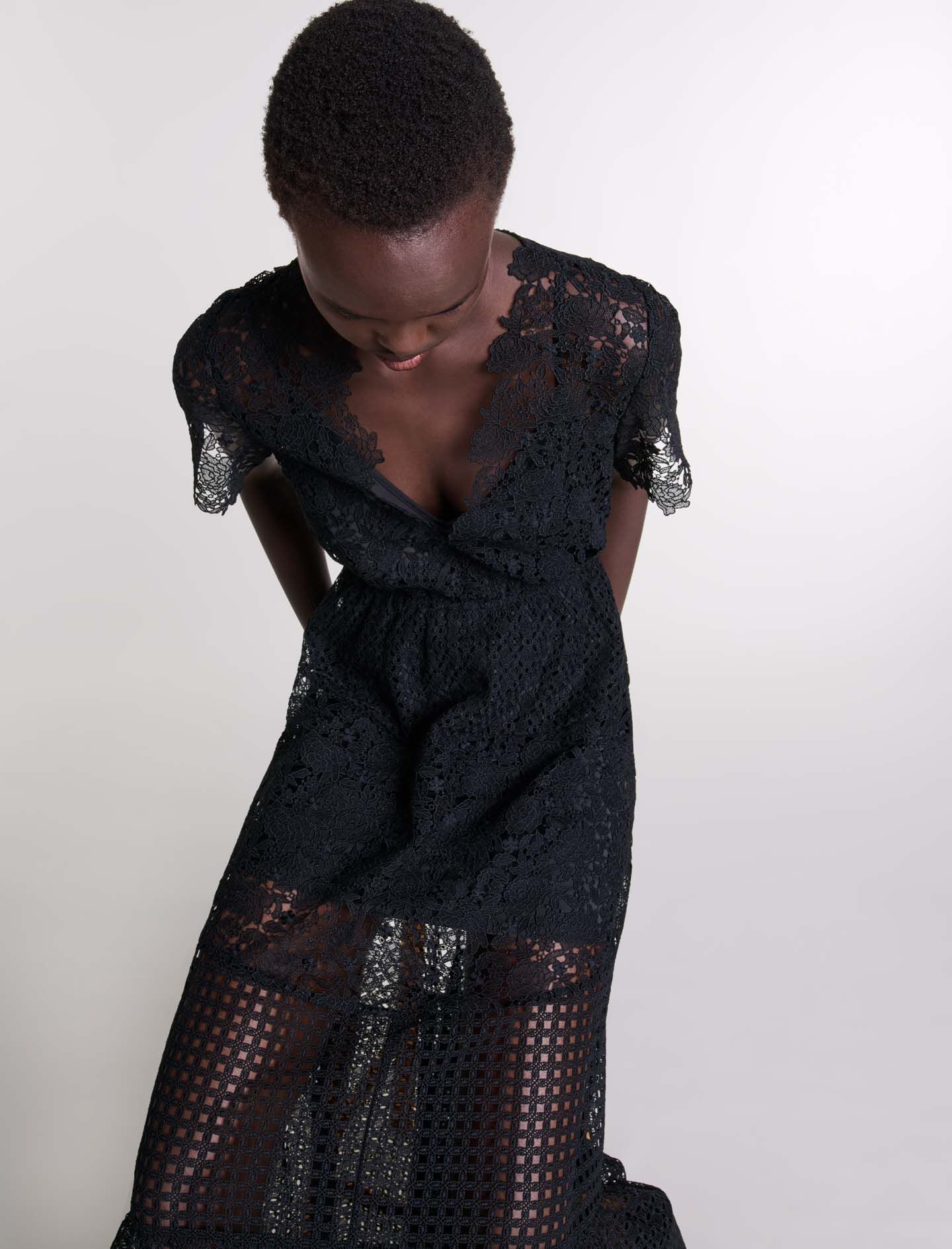 Lace maxi dress - 8