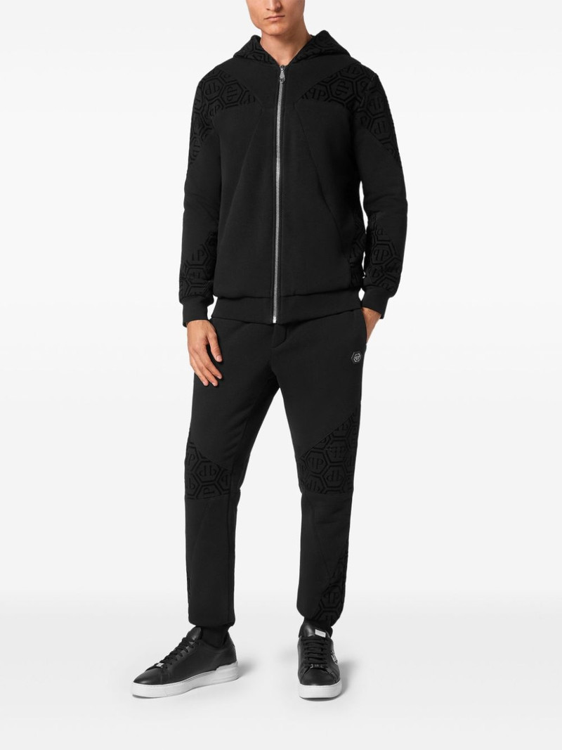 PHILIPP PLEIN monogram-jacquard tracksuit set outlook