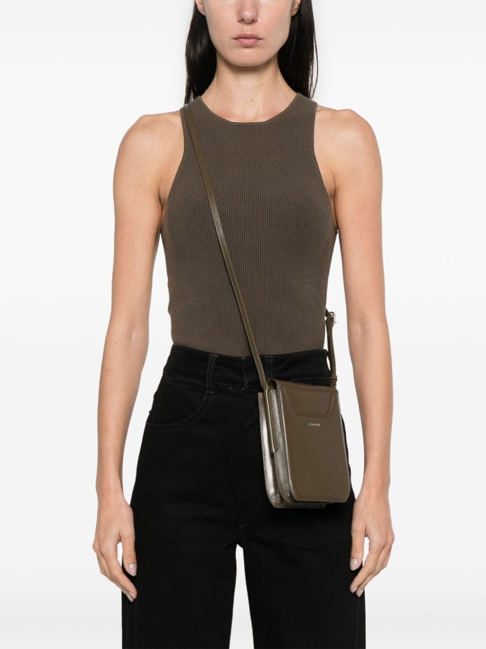 small Calepin leather crossbody bag - 2