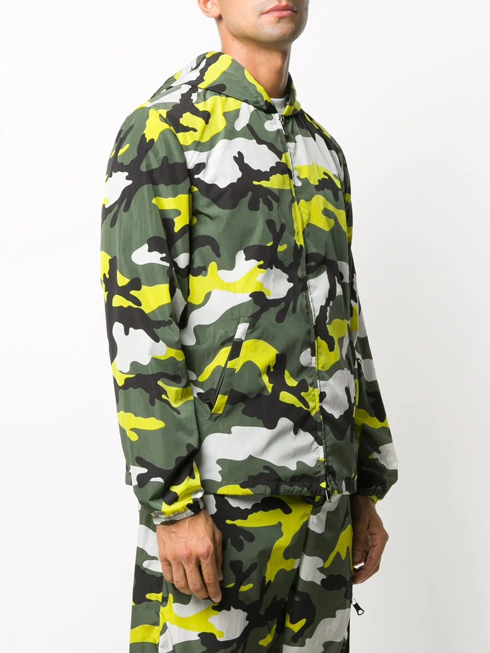 camouflage print windbreaker - 3