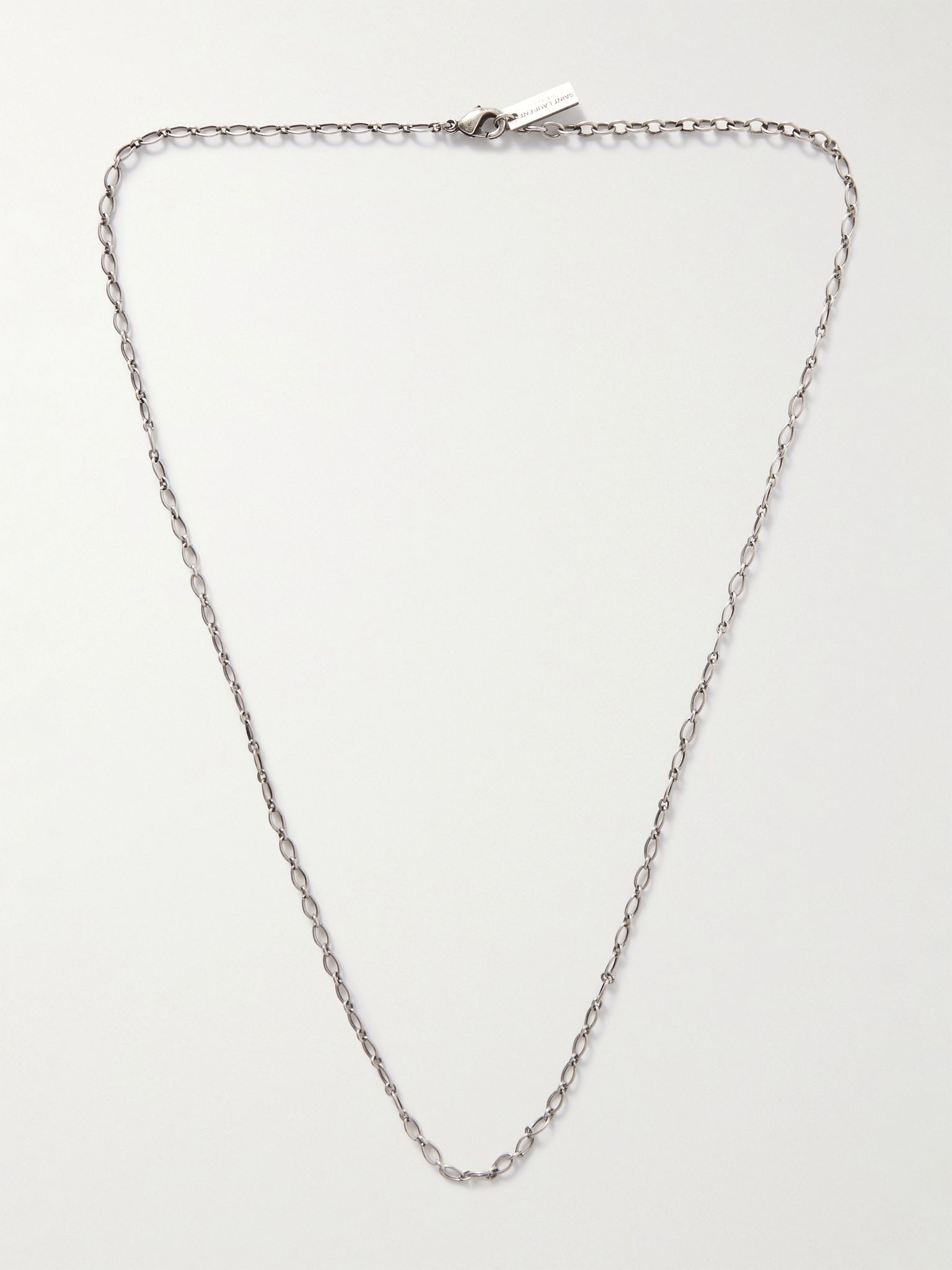 Silver-Tone Chain Necklace - 1