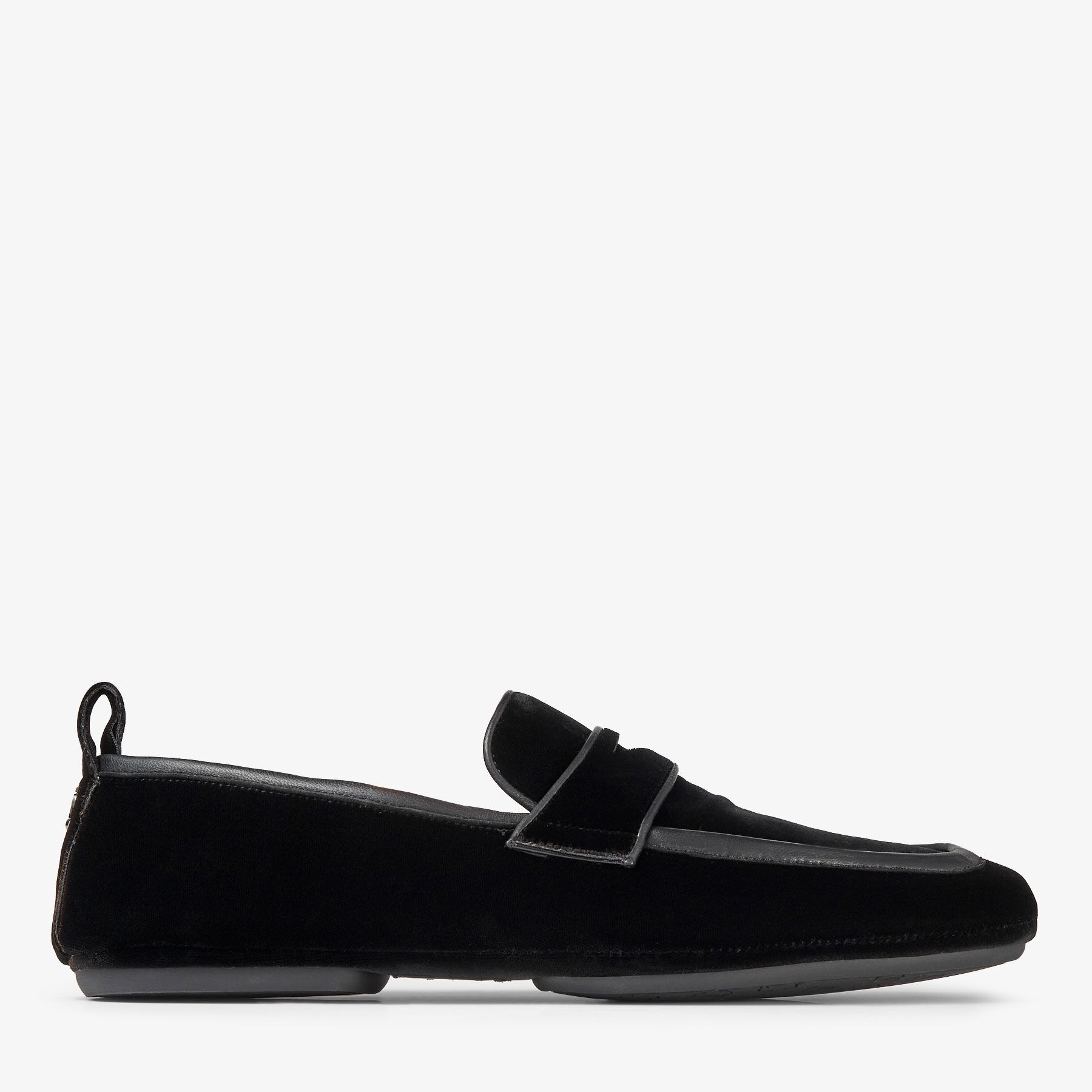 Buxton
Black Velvet Loafers - 1