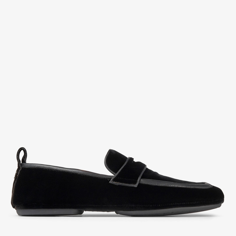 Buxton
Black Velvet Loafers 1