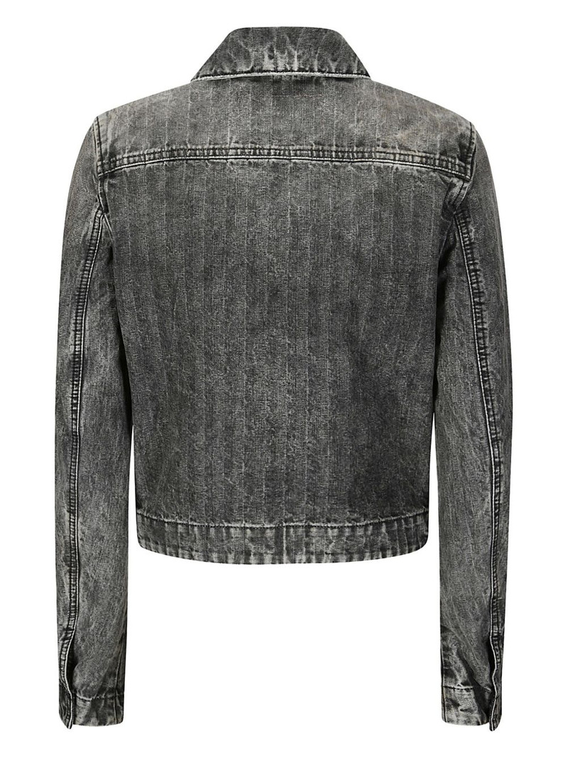 Diesel distressed denim jacket outlook