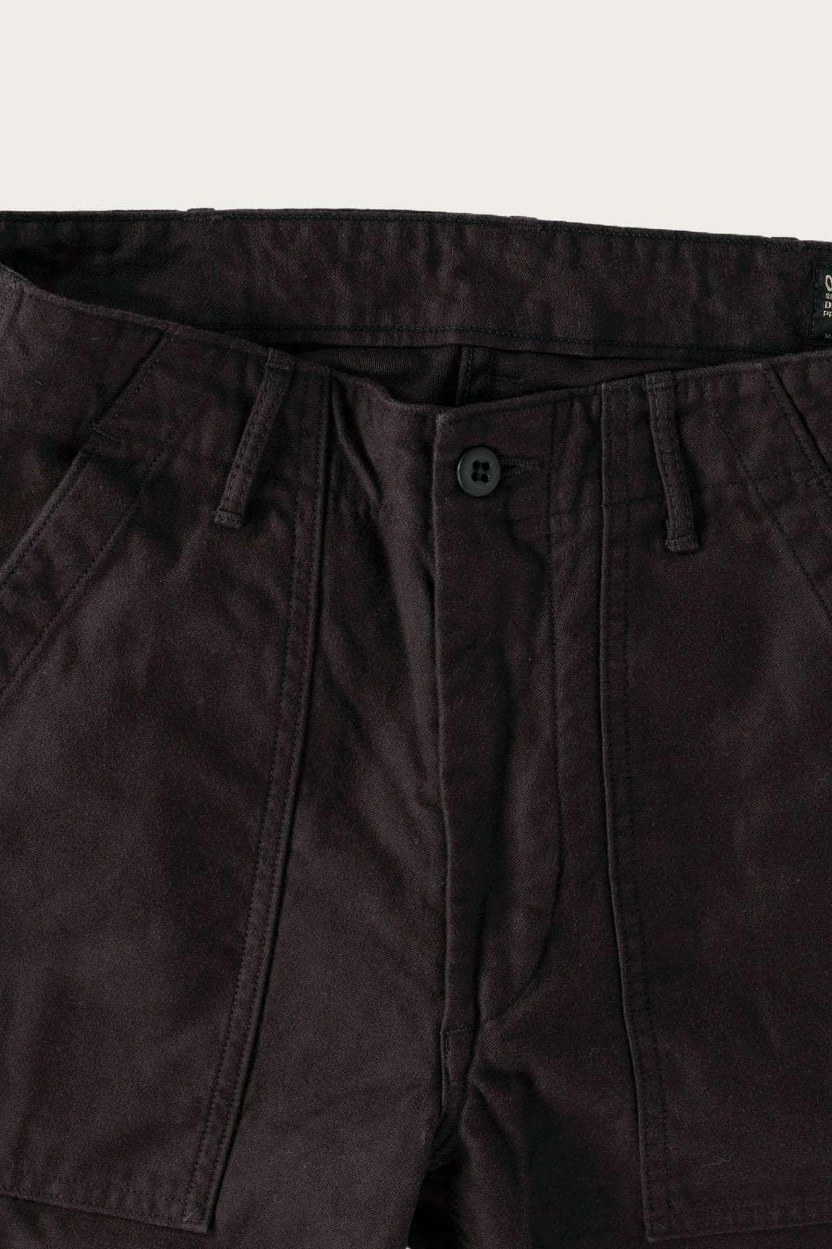 Slim Fit Fatigue Pants - Black - 2