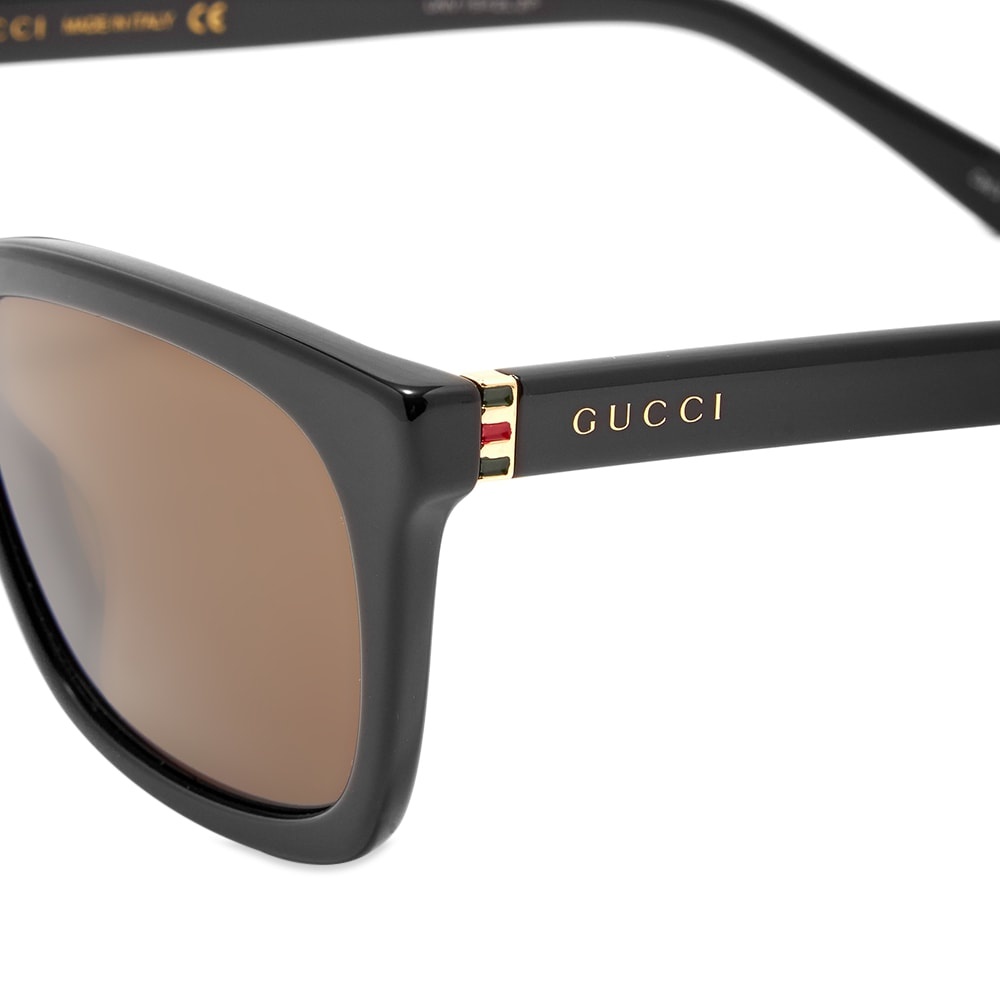 Gucci Web Plaque Square Frame Sunglasses - 3