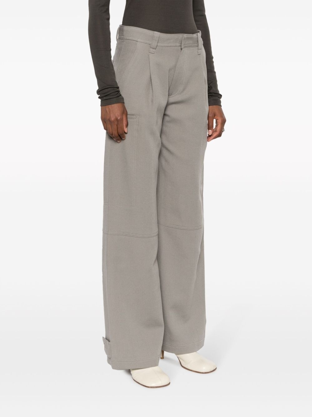 wide-leg virgin-wool trousers - 3