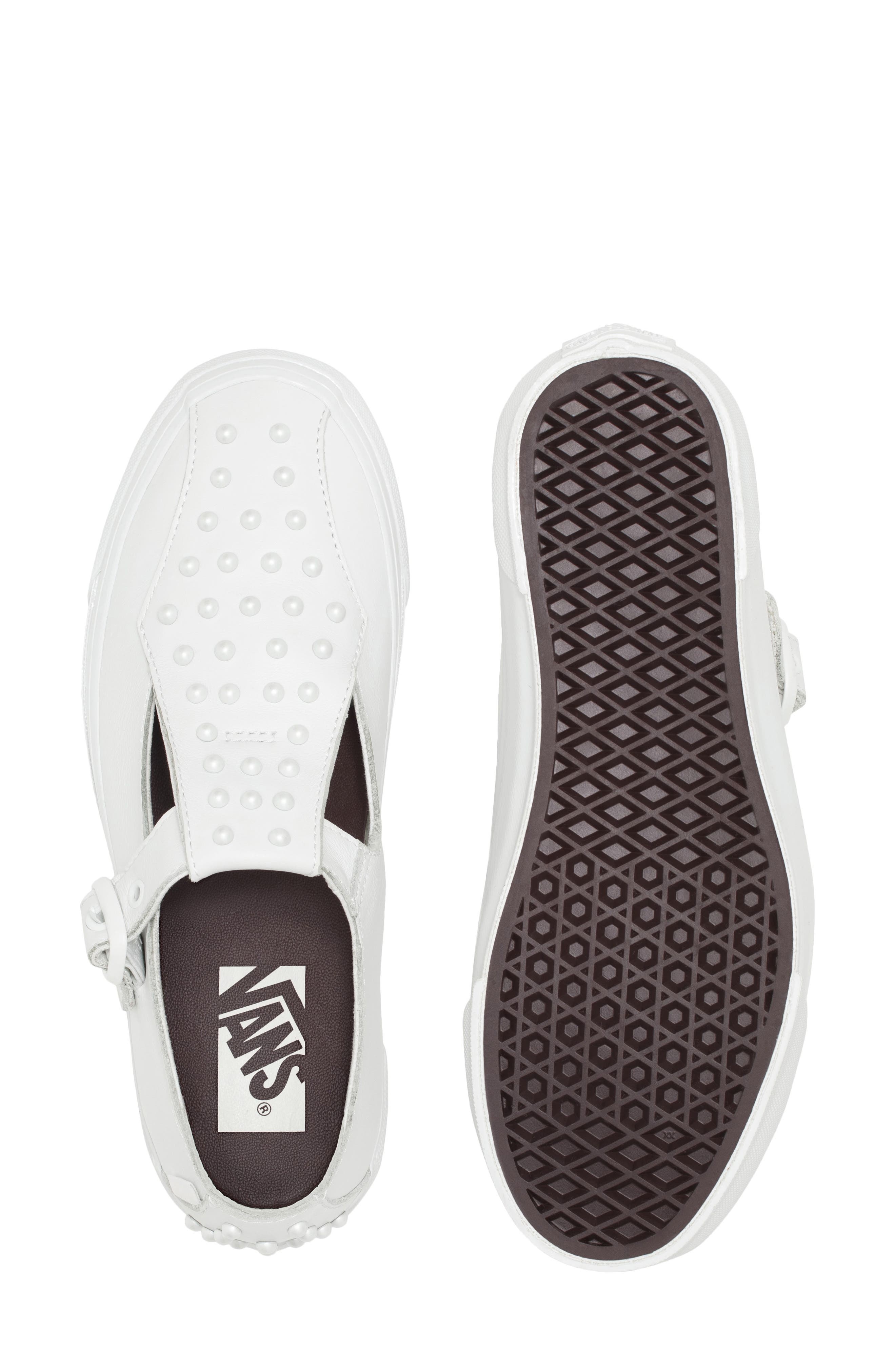 Vans 93 Luxe Mary Jane Sneaker in Pearlized White at Nordstrom - 5