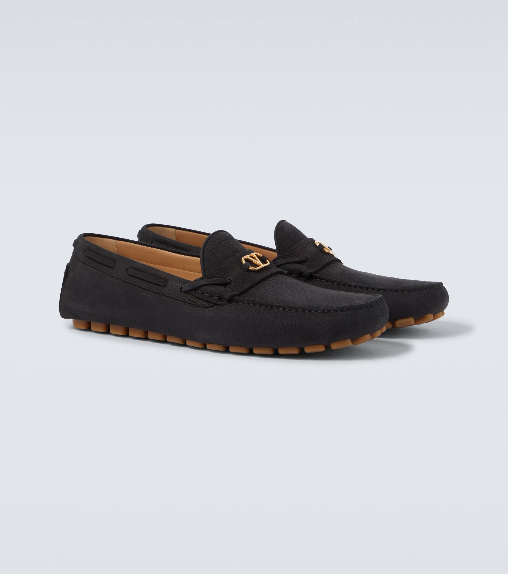 Fastaway VLogo suede driving shoes - 5