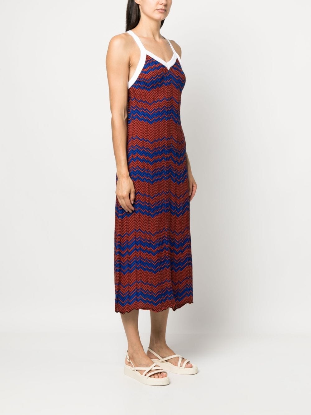 fully-pleated knitted dress - 3