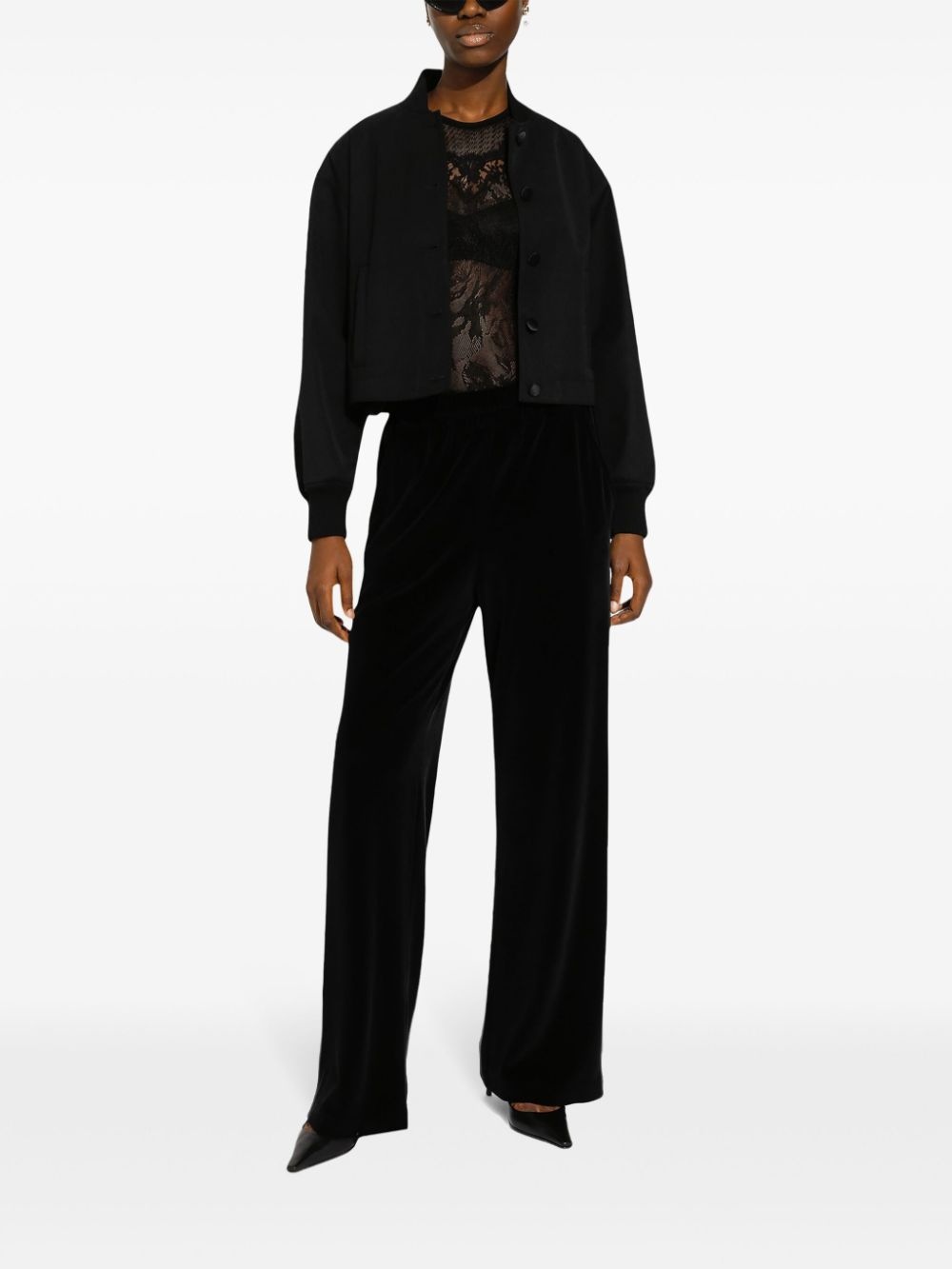 buttoned long sleeve winbreaker - 3