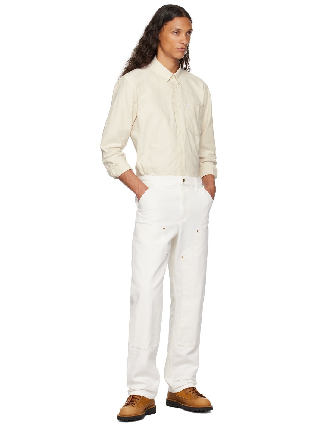 Beige C-Logo Shirt - 4