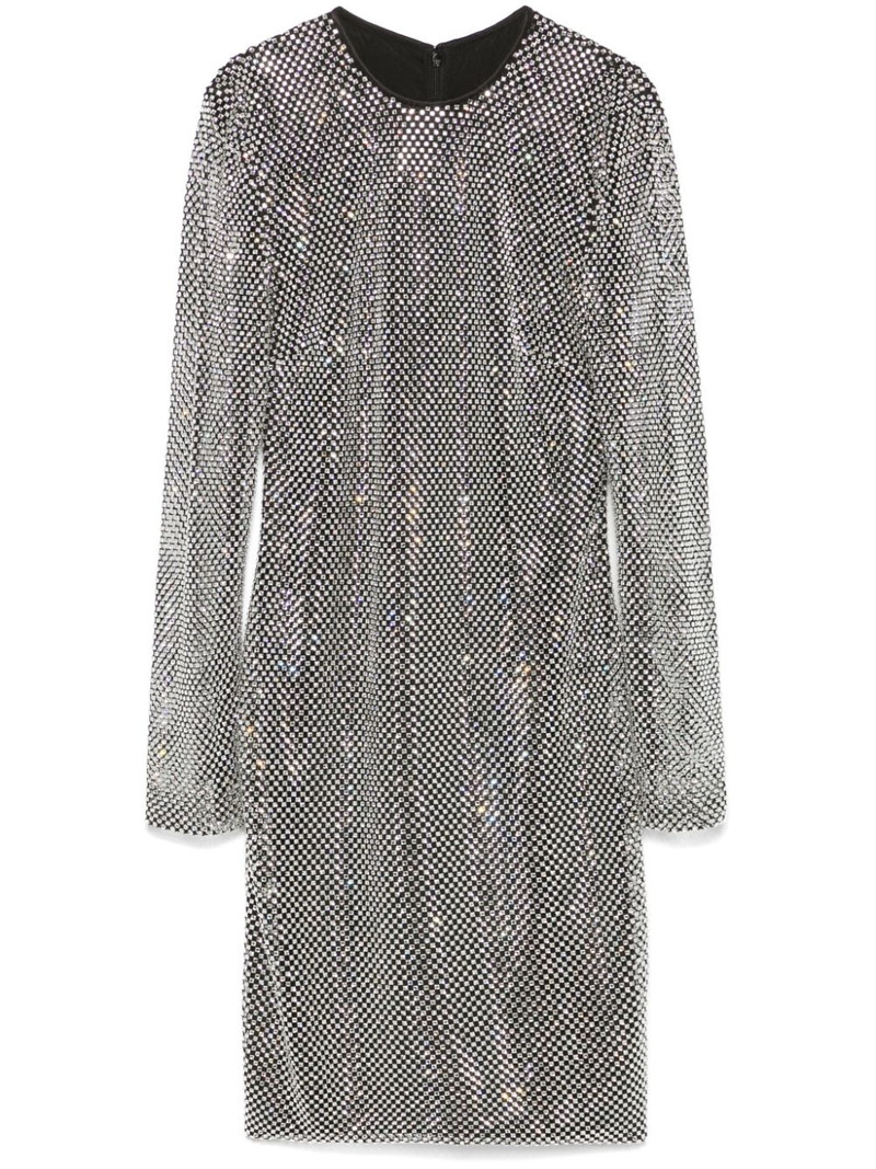 crystal-embellished mini dress 1