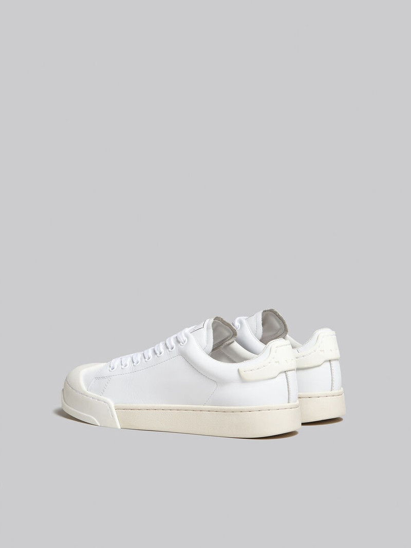 Marni DADA BUMPER SNEAKER IN WHITE LEATHER outlook