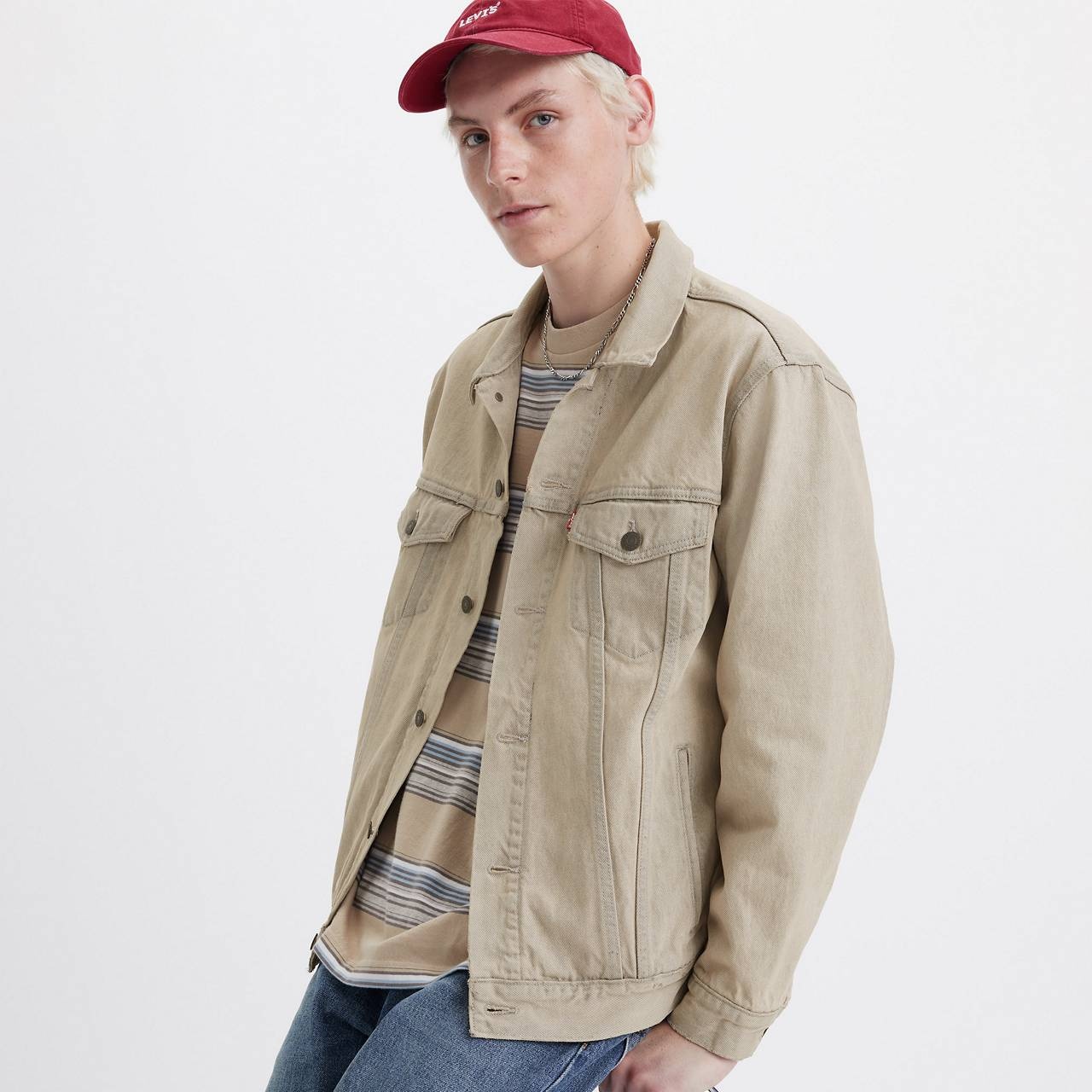 RELAXED FIT TRUCKER JACKET - 3