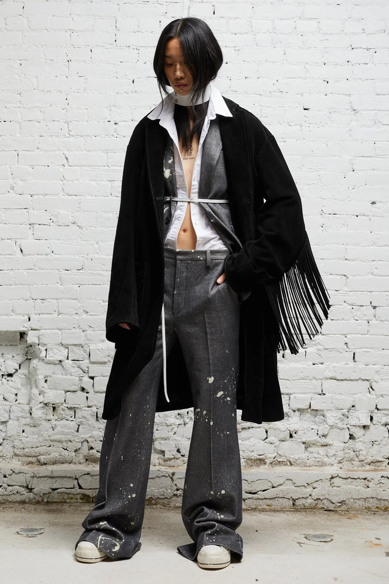 FRINGE LEATHER JACKET - BLACK SUEDE 1