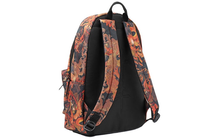 Li-Ning BadFive Graphic Backpack 'Orange Black' ABSR008-3 - 3